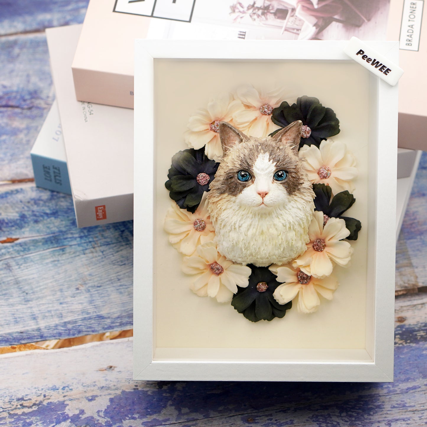 Custom Blossoming Pet Portrait